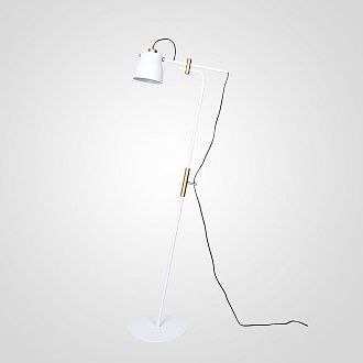 Торшер RAM FLOR White 50*30*150 см, 1*E27*60W, ImperiumLoft RAMFLOR01, Белый, Золотистый