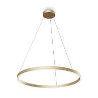 Подвесной светильник 80*127,5 см, LED, 51W, 2600К-3500К Maytoni Rim MOD058PL-L42BSK латунный