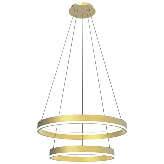 Каскадная люстра 60*120 см, LED, 165W, белый (регулируемый) Lightstar Rotonda 736422, золотой
