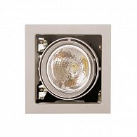 Светильник встраиваемый кардан Lightstar Cardano 214117 титан, DR111, вр 16,5*16,5 см