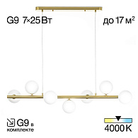 Люстра 108*28 см, 7*G9 Citilux CL205270N Рунд