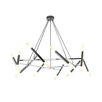 Подвесная люстра Inodesign Le Pentagone Silver 44.6584