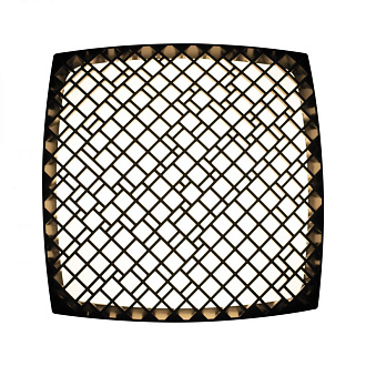 Потолочный светильник 51*51*9 см, LED 80W 2700-5000K черный Mantra Urban 7889