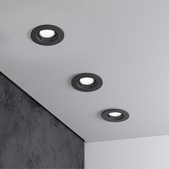 Светильник 10 см, Elektrostandard 25009/01, черный, вр 7 см