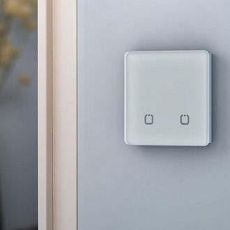 Радиовыключатель сенсорный HiTE PRO SN-R2 (Светло-серый, закругленные углы) HPSW-SNR2-LG