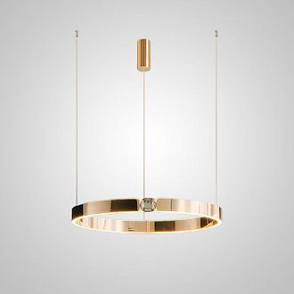 Подвесная люстра SELLIF B RING D40 Brass 40*40*150 см, 1*LED*28W, 3000, 4000, 5000K, ImperiumLoft sellif-b-ring01, Латунь