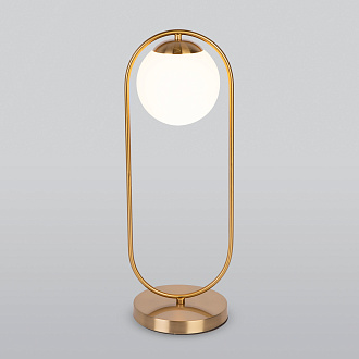 Настольная лампа с круглым плафоном Eurosvet Ringo 01138/1 золото