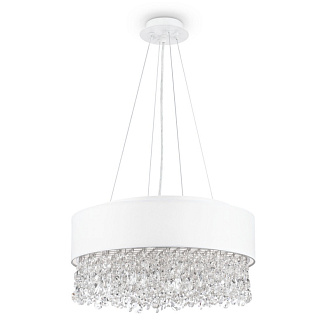 Подвесной светильник 45 см Maytoni Manfred MOD600PL-06W, белый, хрусталь