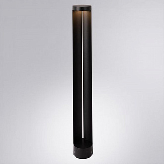 Уличный светильник 9*80 см, 1*LED 10W 4000K черный Arte Lamp New york A1680PA-1BK