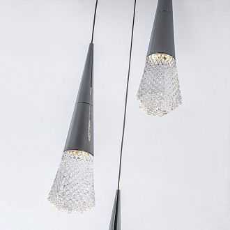 Подвесной светильник 21*21*90 см, LED 9W, 4000K, Хром MODELUX ML.3315.3