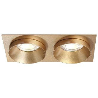 Встраиваемый светильник 18 см, Crystal Lux CLT 044C2 GO-GO, золото, вр 6,2*15 см