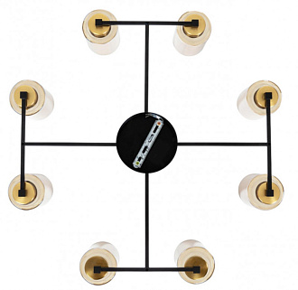 Светильник 76 см, Arte Lamp Leo A7027PL-8BK, черный