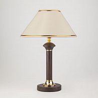 Классическая настольная лампа 35 см Eurosvet Lorenzo 60019/1 венге