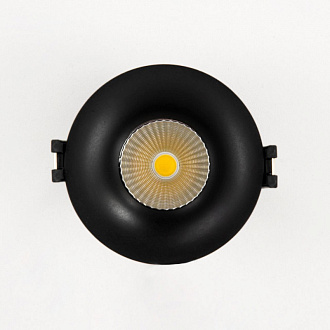 Встраиваемый светильник 8 см, 7W, 3500K Citilux  Гамма CLD004NW4 черный