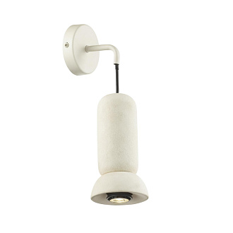 Бра 15*11*36 см, 1 GU10*4W, Odeon Light Kerama, белый 5054/1WE