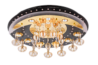 Люстра Ø600 x H180, мм, 3W, BK+GD MIX Sfera Sveta 8273/12 BK+GD MIX