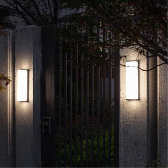 Настенный светильник 9*8*20 см, 1*LED*10W 4200K Arte Lamp Lancia A6419AL-1BK черный