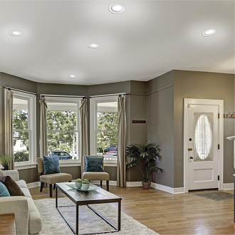 Светильник, 11 см, 10W, 4100К, белый, дневной свет, Novotech Luna 358029, встраиваемый LED, вр 8,5 см