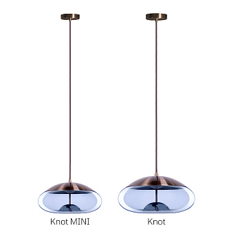 Подвесной светильник 20*13 см, 1*LED*5W LOFT IT Knot 8133-D mini медный