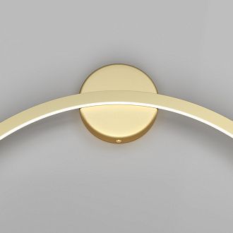 Бра 80*80*91 см, LED, 2600К-3500К, Maytoni Halo MOD005WL-L46BSK2 латунный