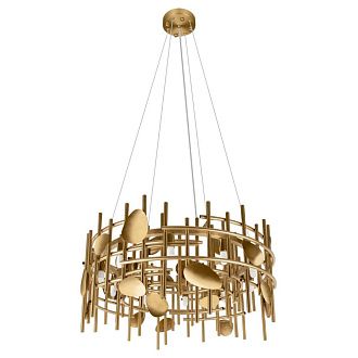 Подвесная люстра 60 см, Loft IT Escama 10396/600C, золото