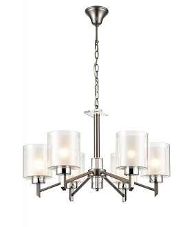 Подвесная люстра  66*85 см, 6*E27 серый Vele Luce Felice VL1425L06