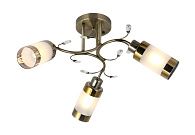 Люстра Ø650 x H280, мм, 3*40W (120W), BRONZE (Бронза) Rilon 74858/3 BRONZE