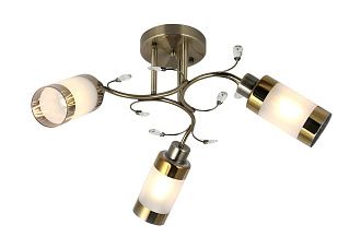 Люстра Ø650 x H280, мм, 3*40W (120W), BRONZE (Бронза) Rilon 74858/3 BRONZE