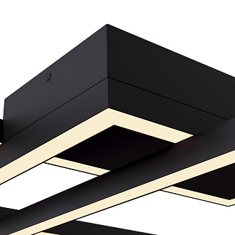 Потолочная люстра 78 см, 78W, 3000-4000K, Maytoni Line MOD016CL-L80BK, черный