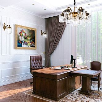 Настенный светильник 0,0000*30*0,0000 см, Е14 1x40ВтW, Латунь MODELUX ML.843.01