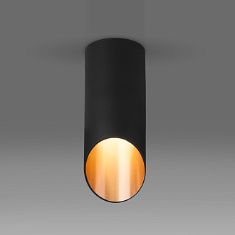 Светильник 15*6 см, GU10 W, DLN114 GU10 черный/золото Elektrostandard