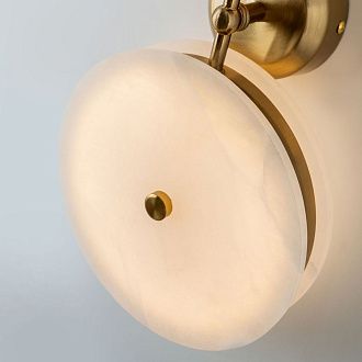 Настенный светильник 9,5x40,5см, LED, 6Вт, , Modelux MS.175.02 BS Латунь