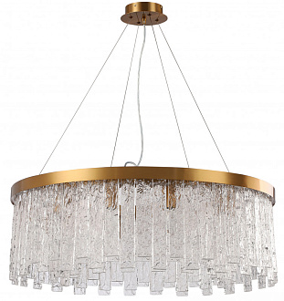 Люстра подвесная 80*80*40/150 см, 12*E14 40W Бронза Stilfort Frostyle 2155/05/12P