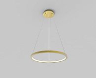 Подвесная люстра 60 см, 30W, 3000K, Italline IT013-6027 gold 3000K, золото