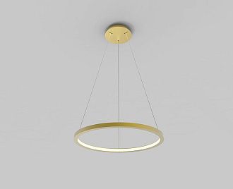 Подвесная люстра 60 см, 30W, 3000K, Italline IT013-6027 gold 3000K, золото