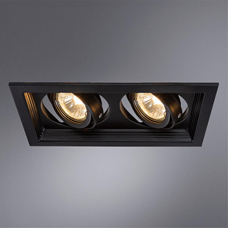 Светильник 23 см, Arte Lamp CANIS A6661PL-2BK, черный