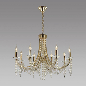 Люстра 75*75*121,9 см, 8 E14*40W, Odeon Light Capel, золотой 5063/8