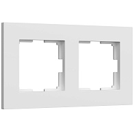 W0022961 Рамка на 2 поста Slab, белый софт Werkel, 4690389193385