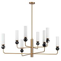 Люстра 144 см, 8*E14*40W, Odeon Light Lolla 4361/8, латунь