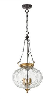 Подвесной светильник  35*160 см, 3*E14 коричневый, бронза Vele Luce Helen VL4266P13
