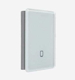 Радиовыключатель сенсорный HiTE PRO SN-R1 (Светло-серый, закругленные углы) HPSW-SNR1-LG