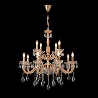 Люстра 84 см, Crystal Lux ELIZABETH SP8+4 BRASS, латунь