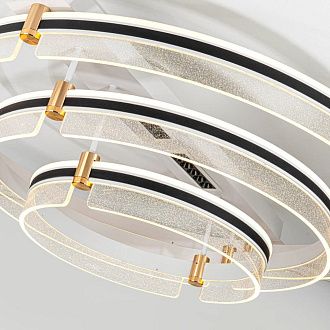 Потолочный светильник *80*25- см, *LED*265W, 3000-6000K, MODELIGHT  MDL.1059.830CL WH, Черный, Золото, Белый