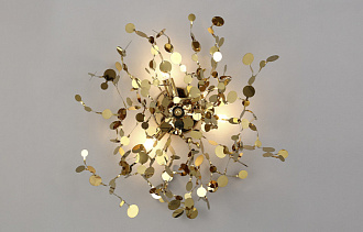 Бра Crystal L ux GARDEN AP-PL3 D400 GOLD Золото