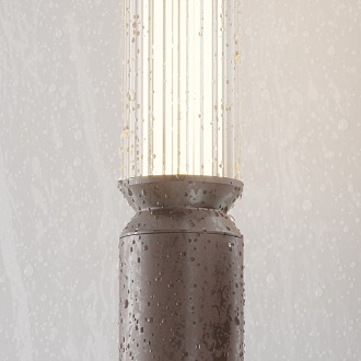 Садово-парковый светильник 7,5*78,5 см, LED, 12W, 3000К, Maytoni Lit O593FL-L12BR3K коричневый