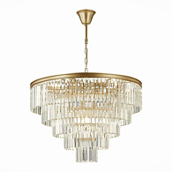 Люстра подвесная 80 см, ST LUCE ERCOLANO SL1624.203.15 шампань