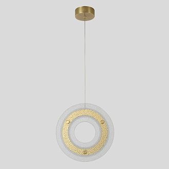 Подвесной светильник 25 см, 25W, 3000K, Crystal Lux DIEGO SP25W LED BRASS, латунь