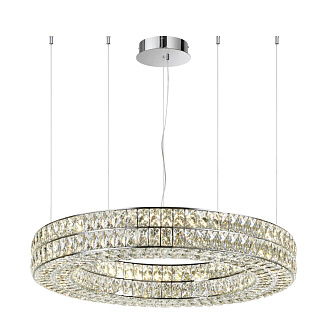 Люстра 60*60*120 см, 1 LED*52W, 4000 К, Odeon Light Panta, хром 4927/52L