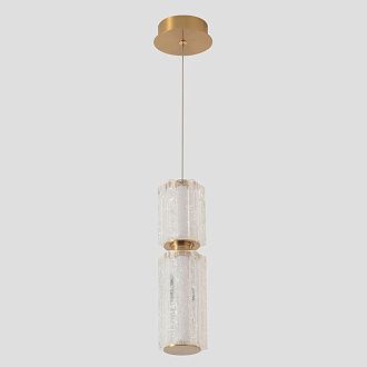Светильник подвесной *7,5*27,5-57-207 см, *LED*23W, 3000K, Crystal Lux Antique ANTIQUE SP23W LED BRASS, Латунь