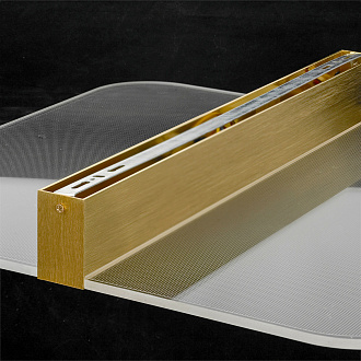 Потолочный светильник 52*7 см, 1*led*22W 3000K Lussole Wakulla LSP-7225 матовое золото
